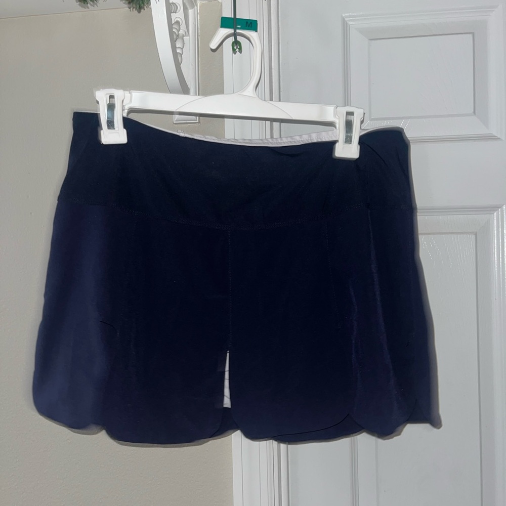 Women's Navy Fila Tennis Skirt